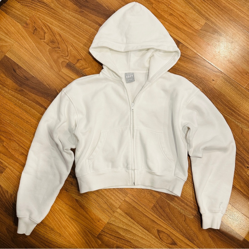 Aritzia White Hoodie
